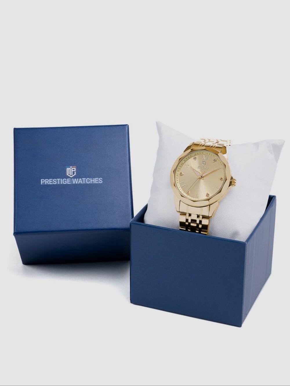Men's Gold Tone Montres Prestige Classic